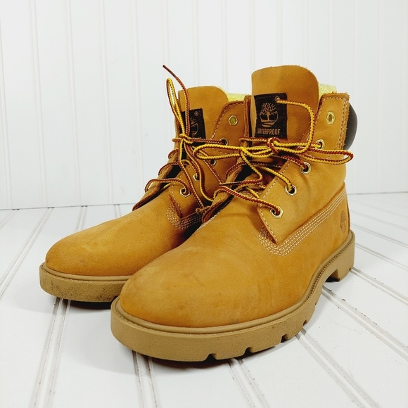 Timberland 6Inch Classic Waterproof Leather Yellow Wheat Lace Up Boots I422 main image 12